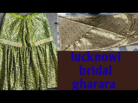 😍lucknowi bridal gharara..#lucknowi aorebi gharara#bridal gharara