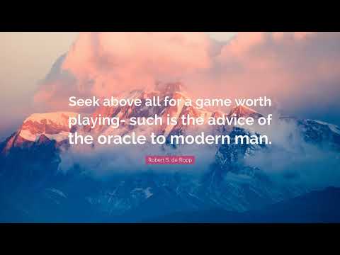 Robert de Ropp - The Master Game (interview - read description)