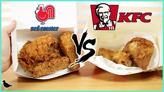 Red Rooster Crunchy Fried Chicken Vs. KFC Original Recipe Chicken | Birdew Reviews