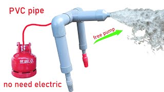 Download lagu I turn PVC pipe into a water pump no need electric power, creative prodigy #67 mp3
