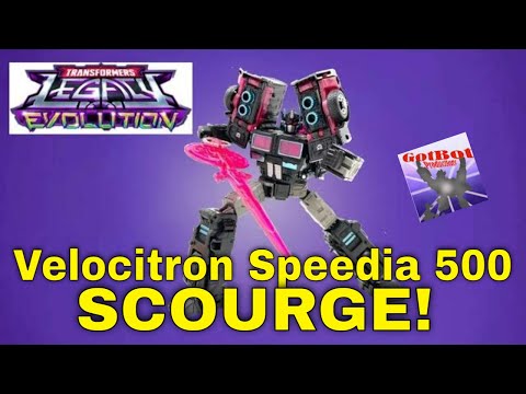 Transformers Legacy Velocitron Speedia 500 Scourge - GotBot True Review NUMBER 1135