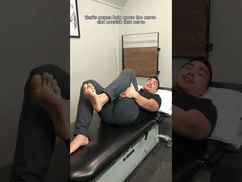 Decrease numbness in the foot in seconds #physicaltherapy #footpain #heelpain