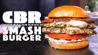 Download lagu THE CBR (CHICKEN BACON RANCH) SMASHBURGER | SAM THE COOKING GUY mp3