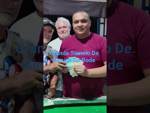 Final Do Do torneio De Sinuca Do bode, Em bom Jesus Do Goiás