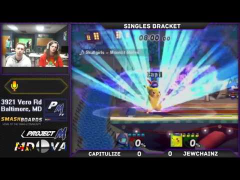Project M @ Xanadu 1/2/17 Winners Bracket: Capitulize (Pikachu) vs Jewchainz (Squirtle)