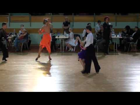 Latvia Open 2011 Junior I+II 8dance Zakharenko Pavel - Davidova Mariya 1.2fin rumba