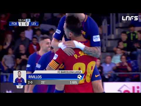Gol Rivillos (2-0) FC Barcelona Lassa - Levante UD FS. J11, 1Div