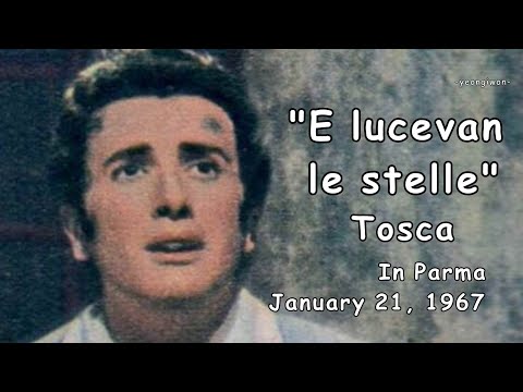 Franco Corelli "E lucevan le stelle"(1/21/1967) from Tosca by Puccini