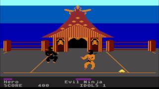 Ninja for the Atari 8-bit family