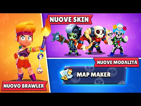 *NUOVO* Brawler LEGGENDARIO Ambra! *NUOVE* Skin (Skin a Rosa) + CREAZIONE MAPPE! Brawl Talk ITA!
