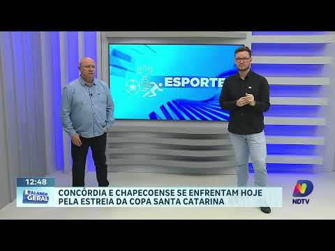Concórdia e Chapecoense estreiam hoje na Copa Santa Catarina em SC