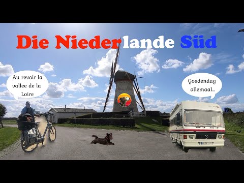 Niederlande Süd von Cadzand bis nach Delft mit Wohnmobil Fahrrad und Hund