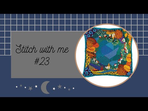Stitch with me #23 - Riolis - Dreamland Cushion