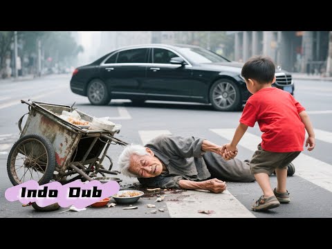 Kakek 60 tahun tertabrak, tak ada yang menolong, hanya bocah 6 tahun yang membantu!