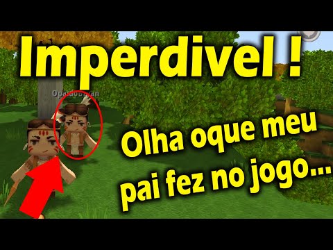 Jogando Mini world com Meu PAI e ele FICOU NERVOSO!