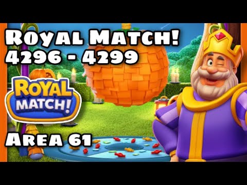 Royal Match Lvl 4296 - 4297 - 4298 - 4299 | Super Hard Halloween Area 61 Little Venice