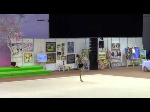 Final - clubs / Madlen Radukanova.clubs.(BUL) / Baltic Hoop 2016 / Rhythmic gymnastics