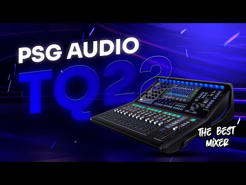 PSG Audio TQ-22 - 22 Inputs Digital Mixing Console with Touchscreen and Wifi image 14