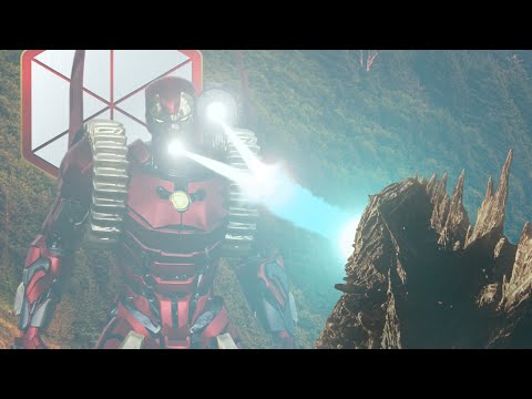 Iron Man Godzilla Full Fight