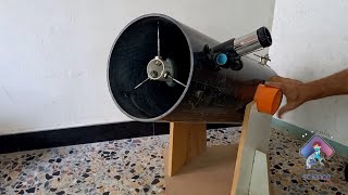 Telescope 8 صناعة تليسكوب عاكس قطر 8انج في العراق بأبسط المواد