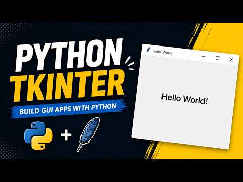 Python Tkinter Crash Course 1 Create Your First Window