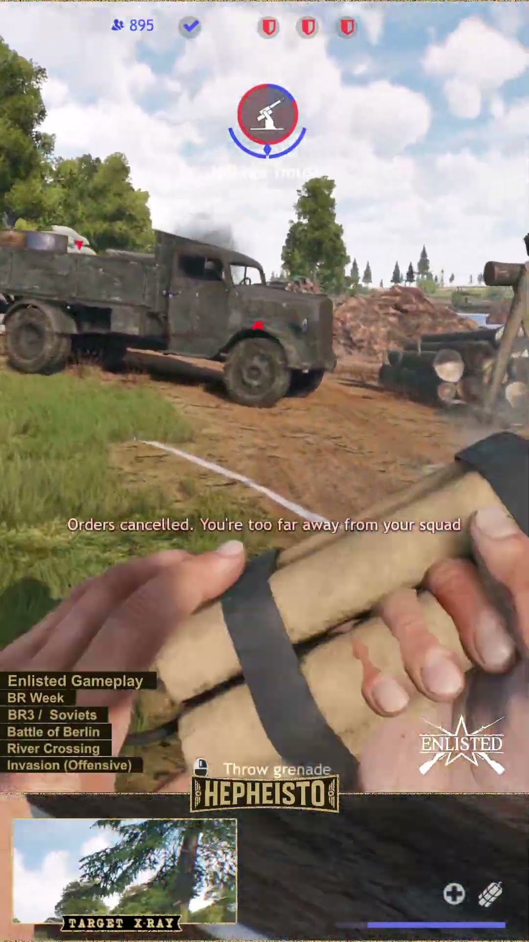 Assaulter eliminates Panzer IV J with Explosion Pack
