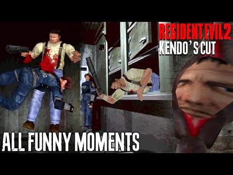 RESIDENT EVIL 2 Kendo's Cut Sitcom | All Best Funny Scenes and Moments (MOD)