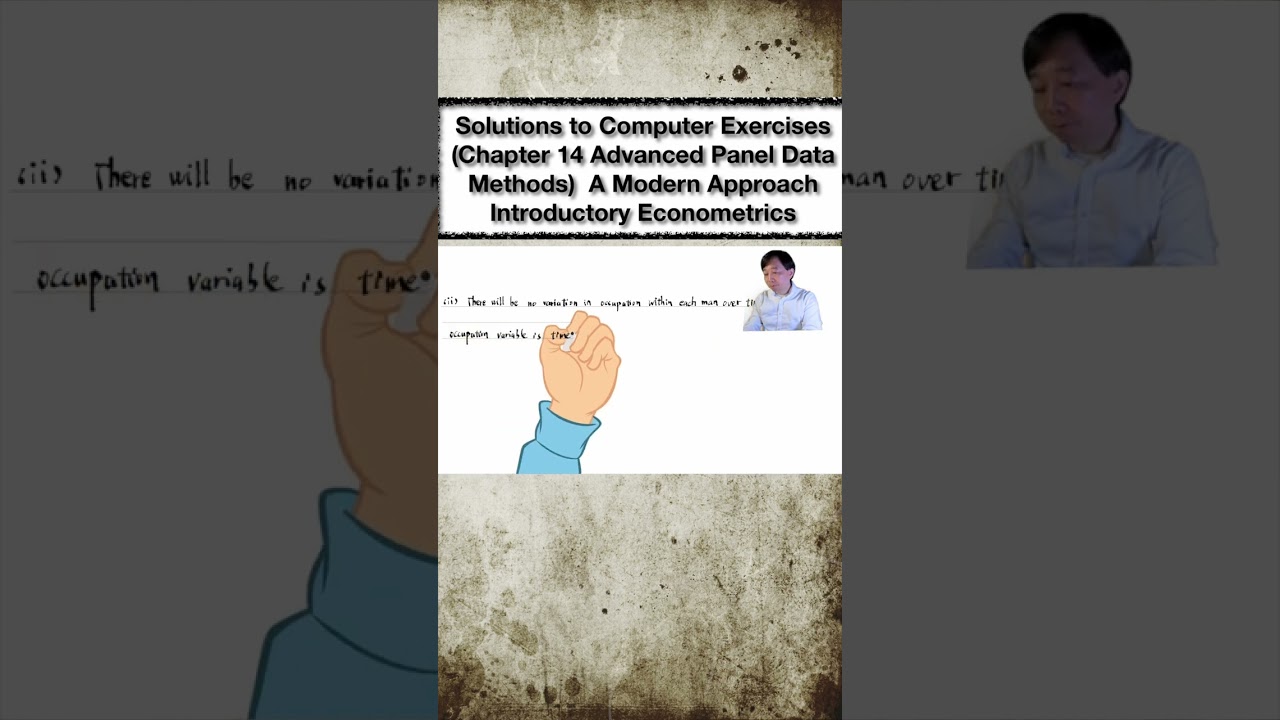 Solutions to Computer Exercises (Chapter 14 Advanced Panel Data Methods)  A Modern Approach