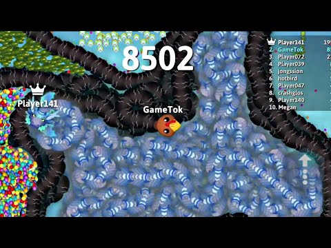 Snake io 🐍 Gobbles Vs Aethera Snake 🐍 The Map Best Snakeio Gameplay