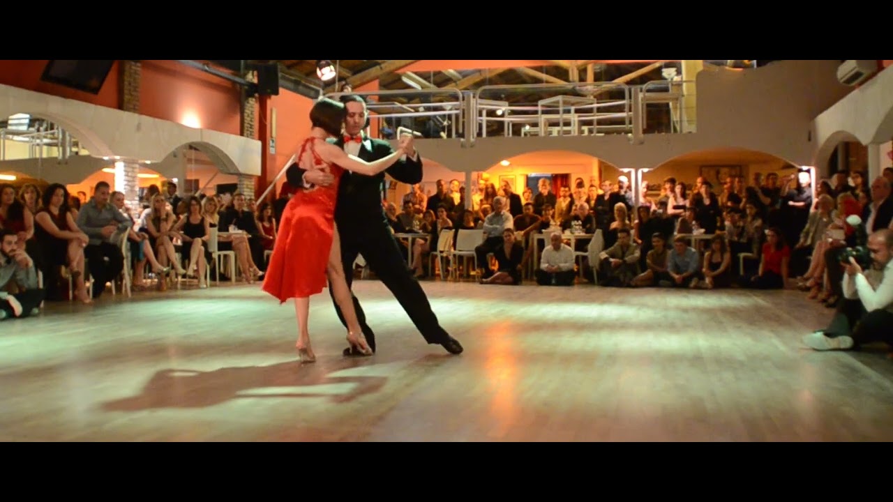 Gustavo Rosas. Tango Demo con Gisela Natoli en Roma.MAYO.2015.ITALIA.