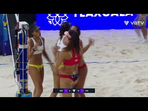 Rivas Zapata/Chris vs. Soria/González - Beach Volleyball - Women - Match Highlights, 16/03/2022