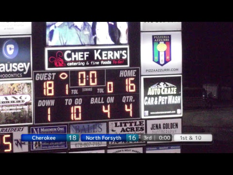 Cherokee Warriors Football vs North Forsyth 8/17/18    2 of 2