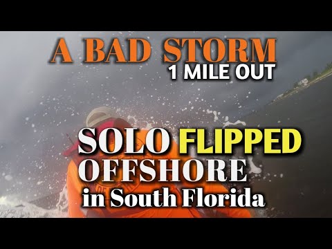 Offshore Kayak Fishing - Flipped in a Storm