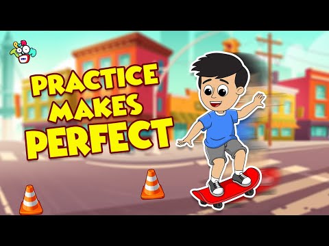 Practice makes perfect | Animated Stories | English Cartoon | Moral Stories | PunToon Kids
