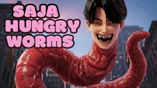 Download lagu SAJA BOYS BECOME HUNGRY WORMS 🪱🔥 | K-Pop Demon Hunters Lyrics Video mp3