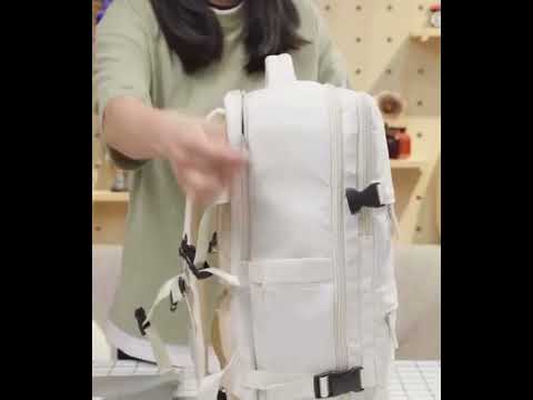 Туристический рюкзак TechPack, 40 л, 420 × 310 × 170 мм, бежевый - фото 1 - id-p2620735546