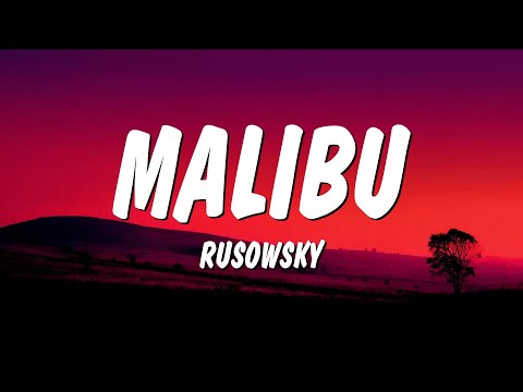 rusowsky - malibU (Letra/Lyrics)