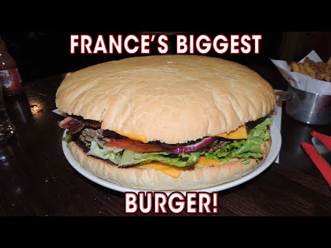 FRANCE'S BIGGEST BURGER CHALLENGE!!