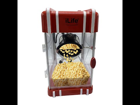 Popcorn machine, hot butter popcorn maker with non-stick ket...