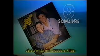 Comercial da trilha internacional de "Cambalacho", lançada pela Som Livre em Julho de 1986