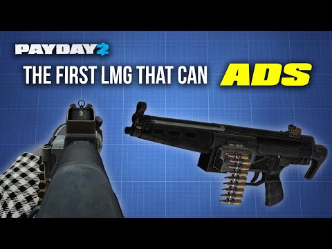 [Payday 2] The First LMG That Can Aim Down Sights (and it's AMAZING)