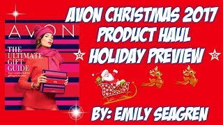 Avon Christmas 2017 Product Haul - Avon Holiday