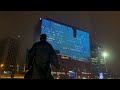 A Rainy Nightscape At Seoul Station Plaza Blade Turner 2024