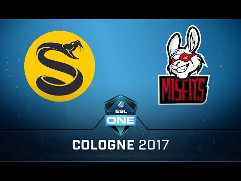 CS:GO - Splyce vs. Misfits [Mirage] Map 1 - Quaterfinal - ESL One Cologne 2017 NA Qualifier