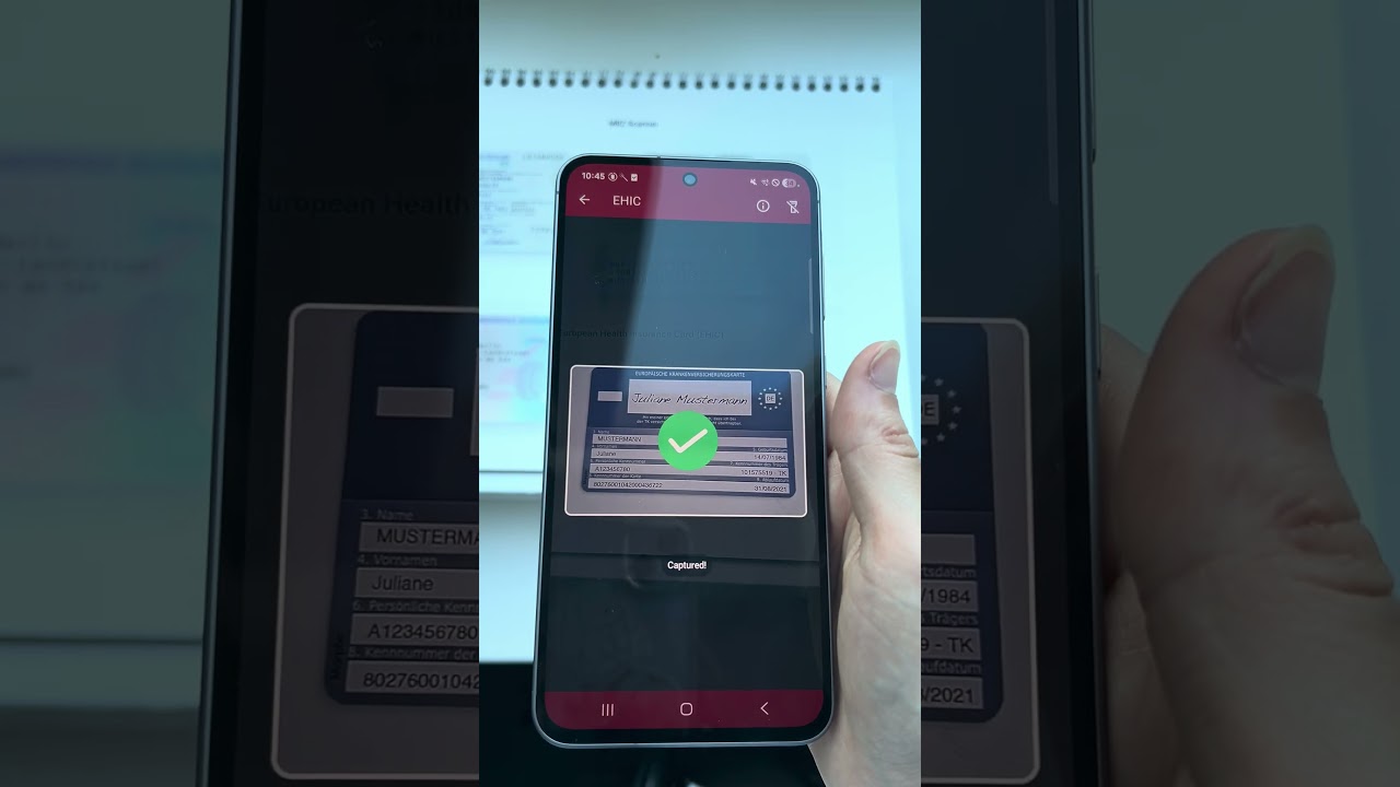 Scan and extract data from EHIC cards - Scanbot SDK