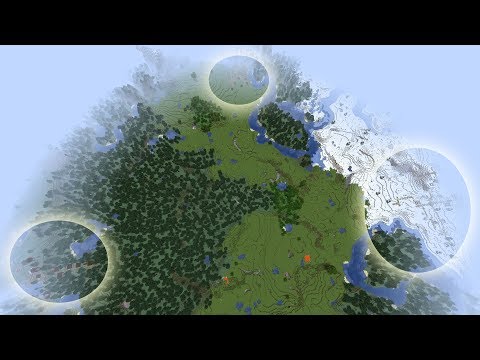 EPIC Minecraft Seed: 3 Villages, 3 Biomes