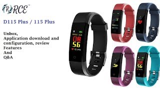 D115 Plus / 115 Plus / ID115 Plus - Smart watch: unbox, mobile application setup and feature review
