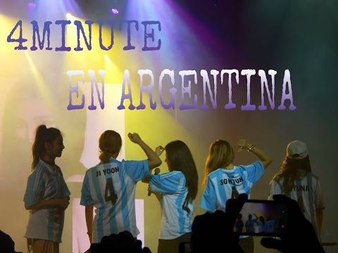 4Minute Fan Bash Tour en Argentina - #4MinuteEnArgentina// VLOG