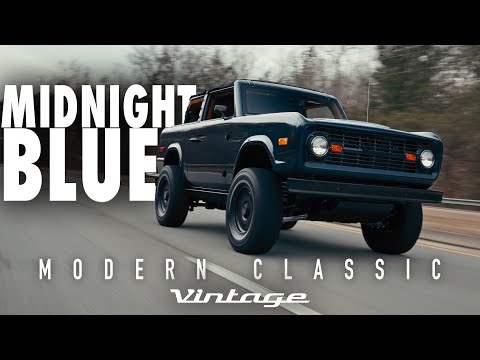 Midnight Blue Modern Classic by Vintage (formerly Vintage Broncos)