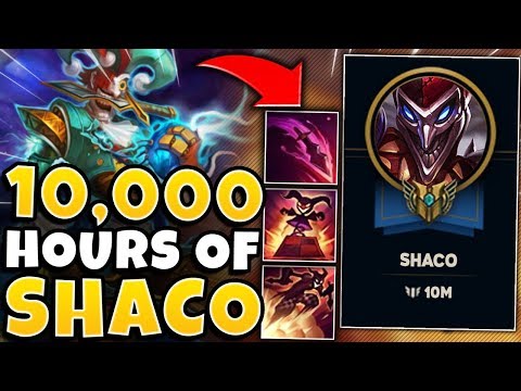 THIS IS WHAT 10,000 HOURS OF SHACO LOOKS LIKE (CHASE SHACO) - League of Legends